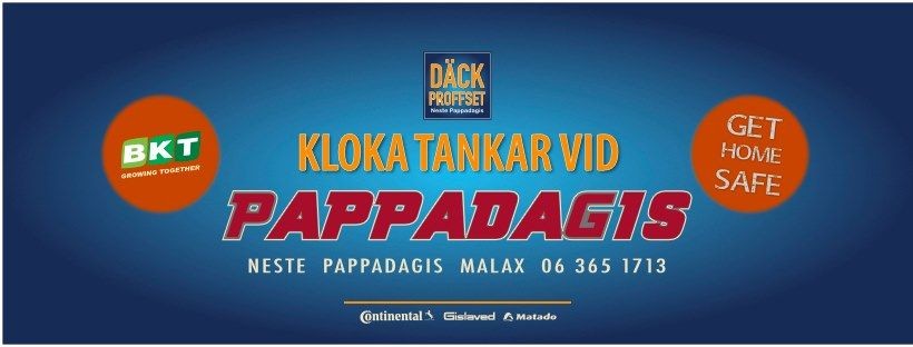Pappadagis i Malax -20 % på alla biltvättar